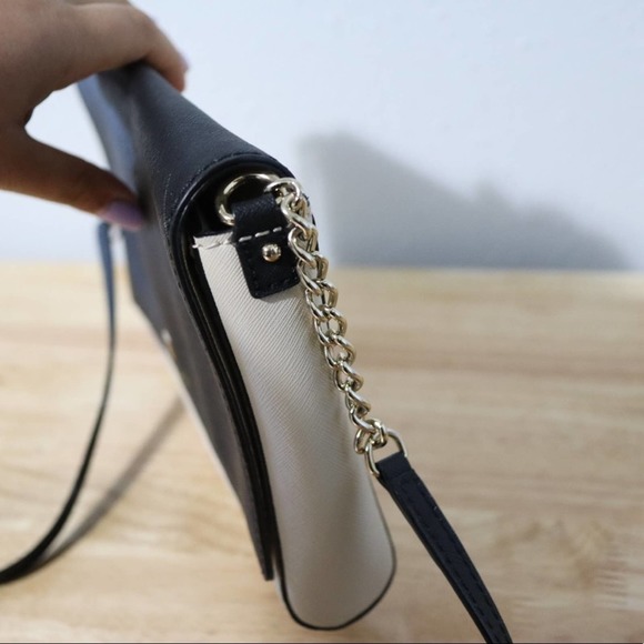 Kate Spade Black and Cream Crossbody Bag - Picture 4 of 10